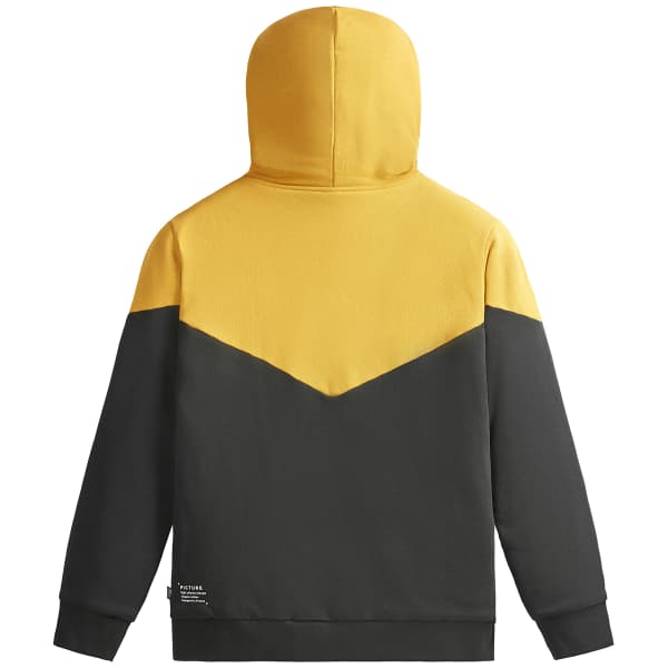 Sweatshirt PICTURE BASEMENT PLUSH ZIP HOODIE CHAI TEA BLACK