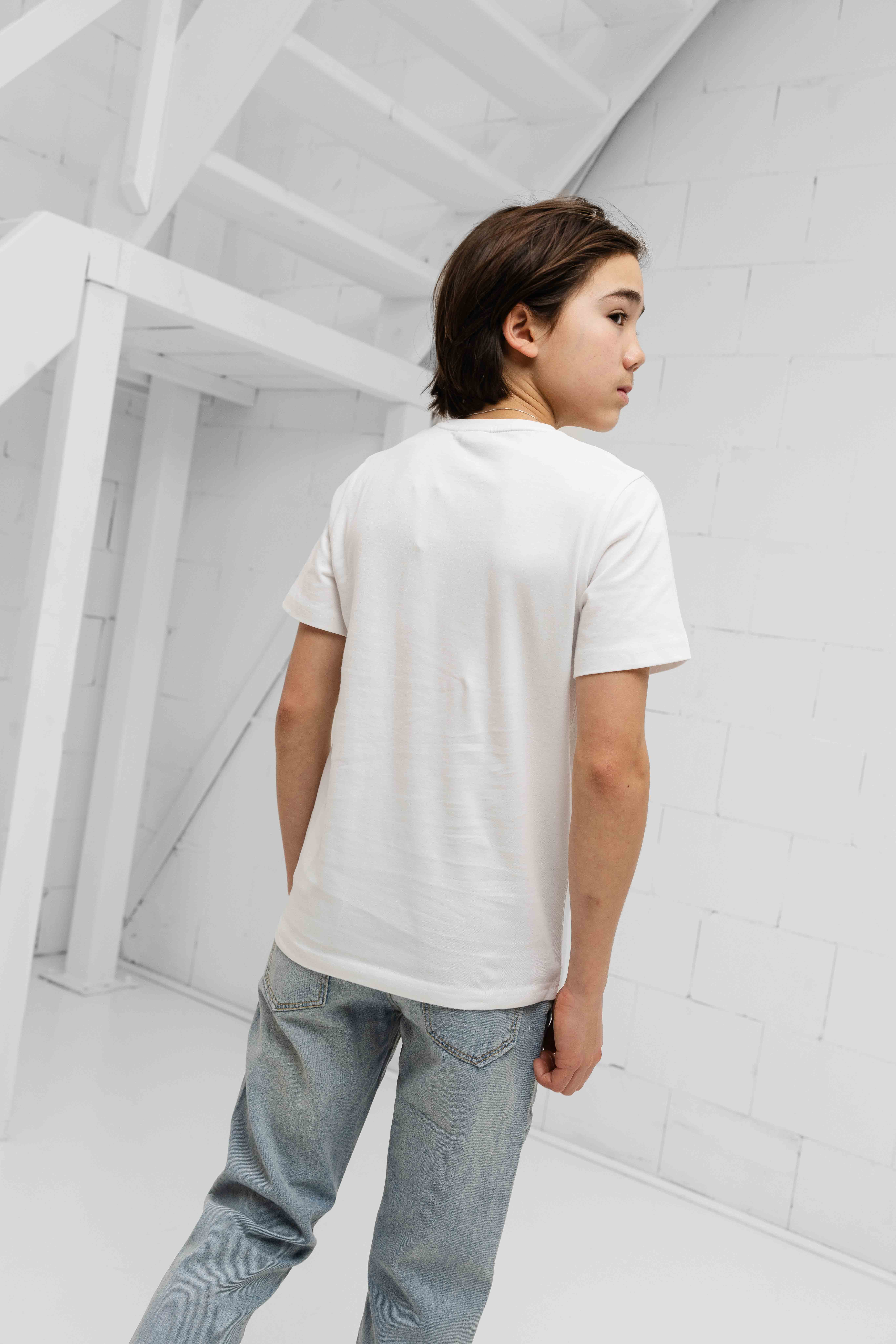 Hugo Boss 3D Logo T-Shirt Kids Wit