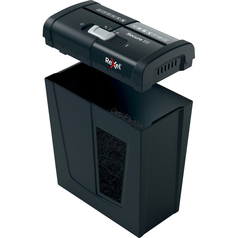 Destructeur Rexel Secure S5 - Coupe fibre