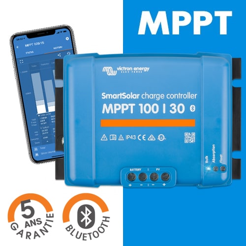 Régulateur de charge MPPT Bluetooth Victron SmartSolar 30A 440W
