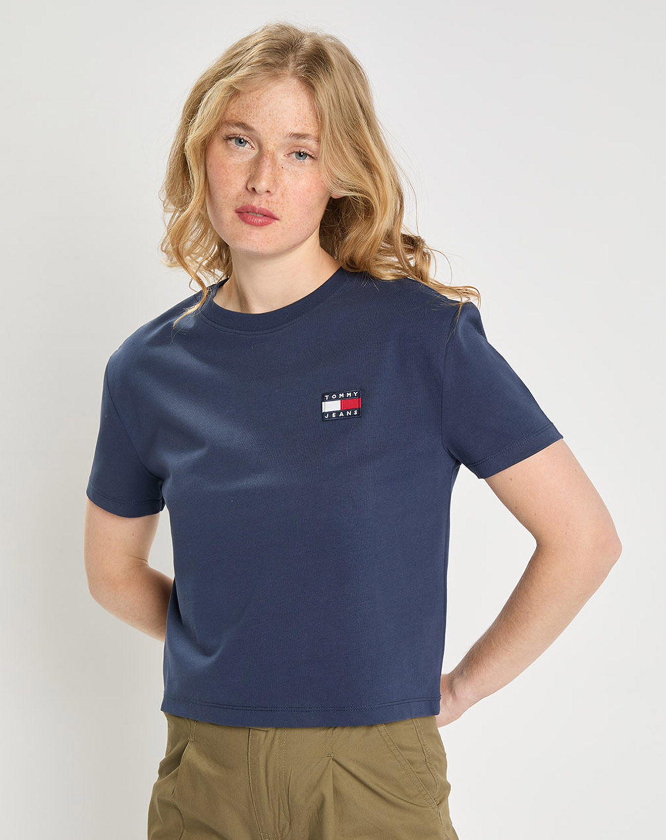 Tommy Jeans T-Shirt Tommy Badge bleu marine