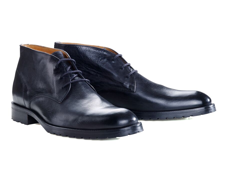 Desert boots homme Noir - WARWICK GOMME