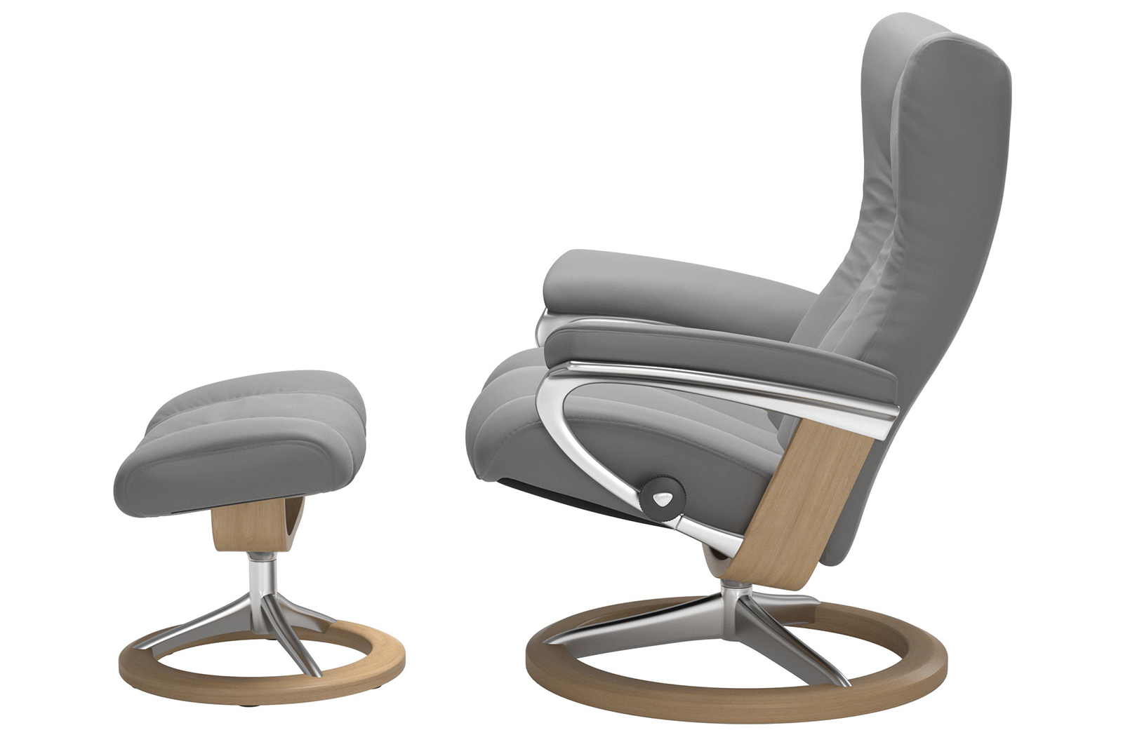 Wing lenestol m/krakk i hud Batick Wild Dove - Signature - Polert - Eik