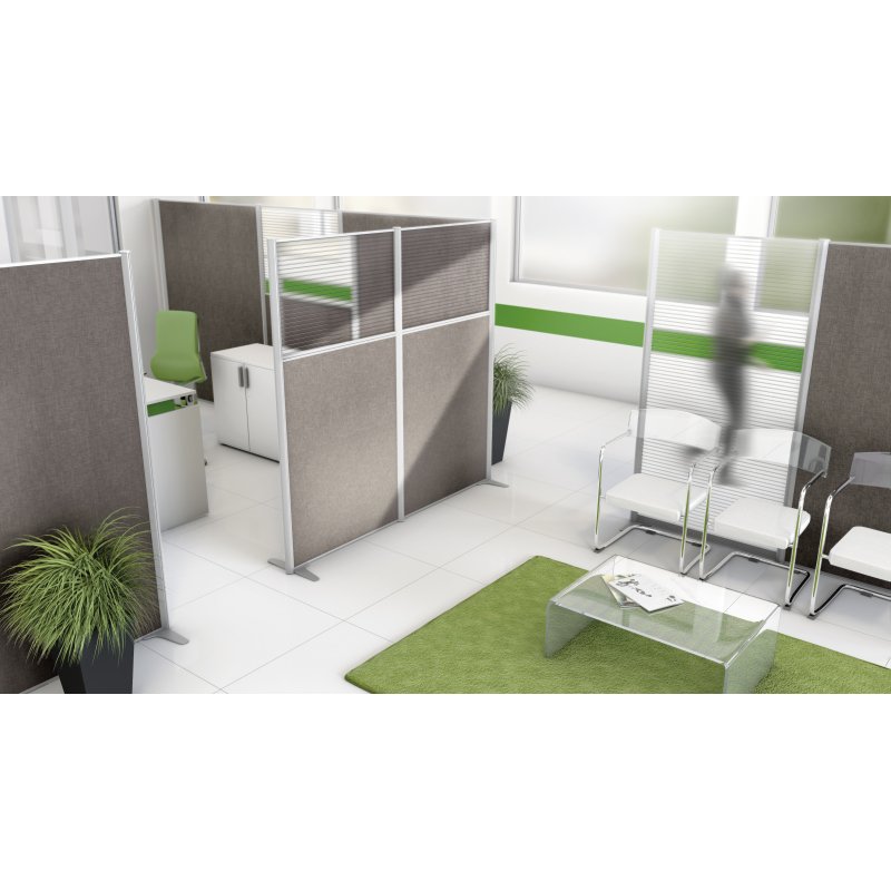 Cloison B-Zen acoustique pleine tissu- sans piètement