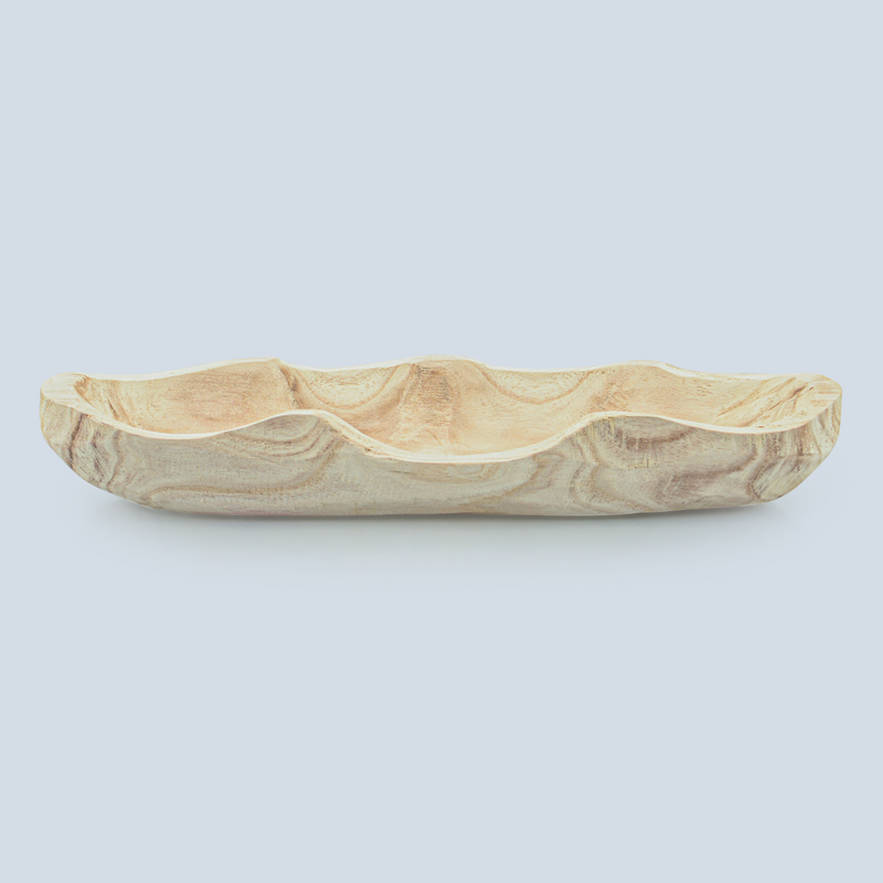 Centre de table en Paulownia