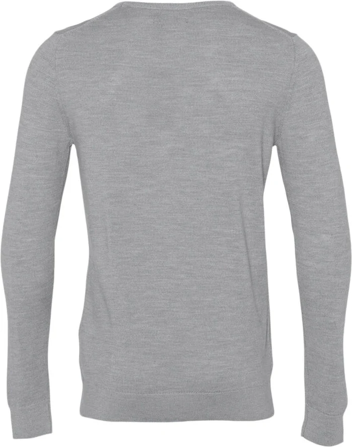 Clean Cut Copenhagen Merino Wool Crew Light grey mel
