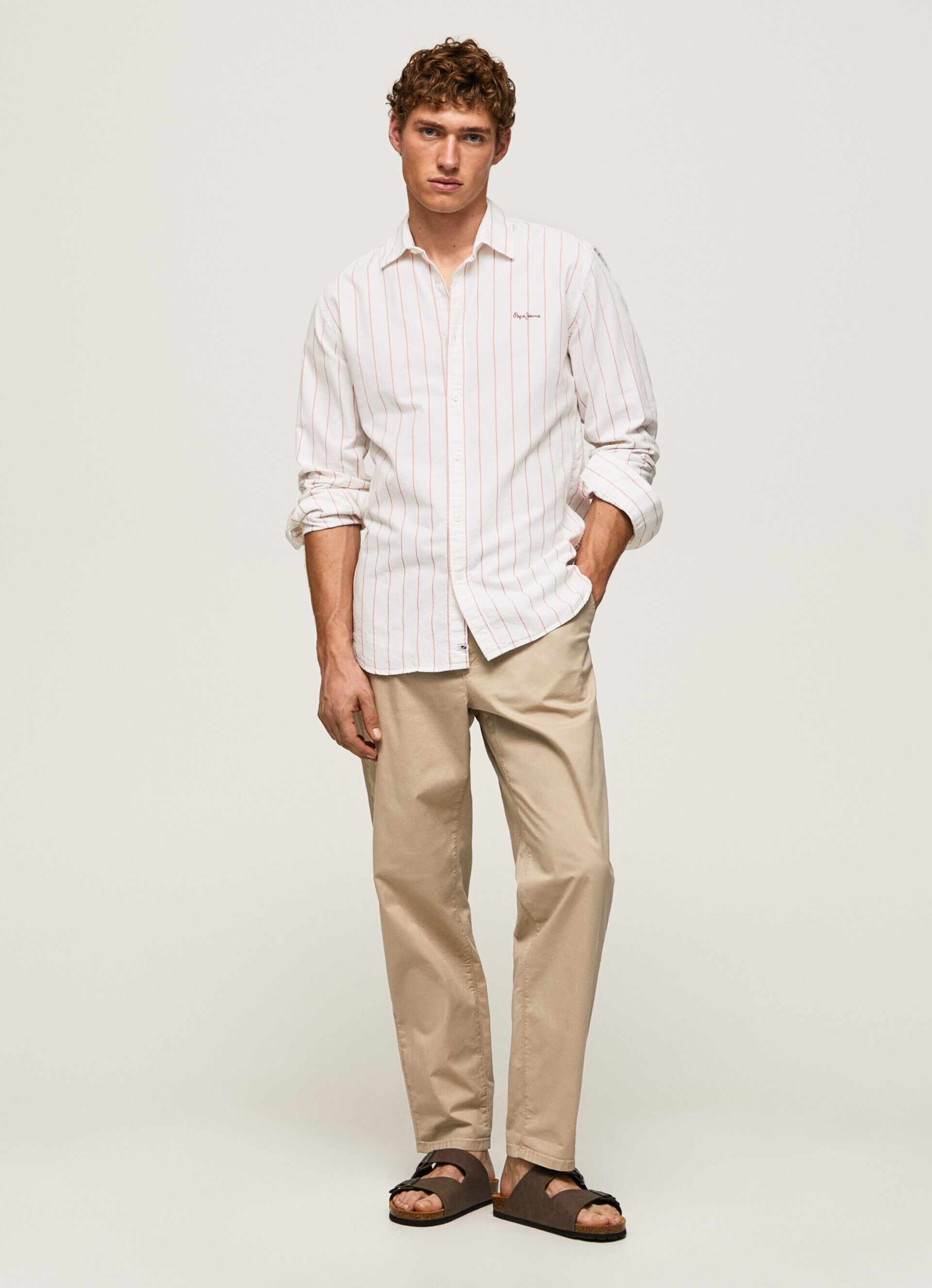Camisa Oxford Lynton Fit Regular - branca