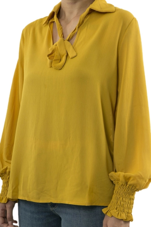 polos manches longues molly bracken g635h19 jaune