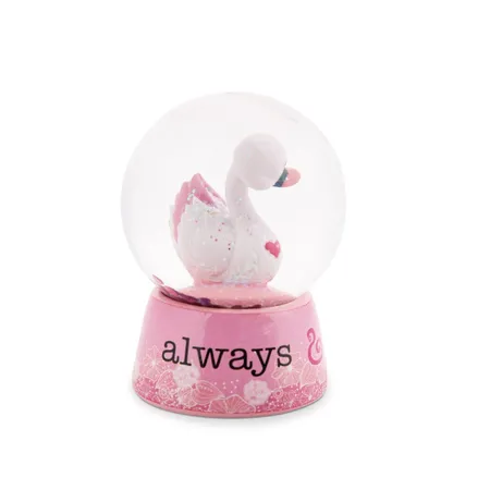 NICI Schüttelkugel Weißer Love Schwan 6,5cm