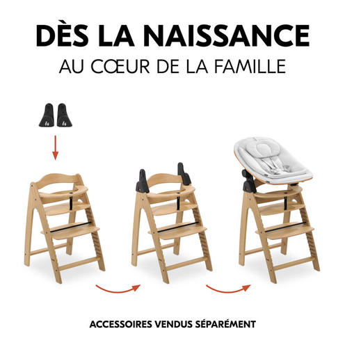 Chaise haute Arketa - Bois - HAUCK