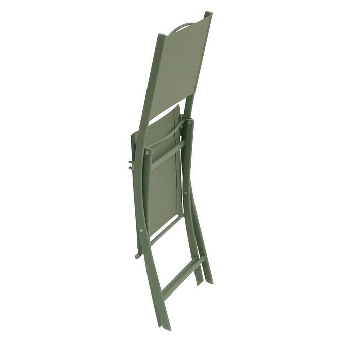 Lot de 4 chaises de jardin pliante MODULA Vert laurier