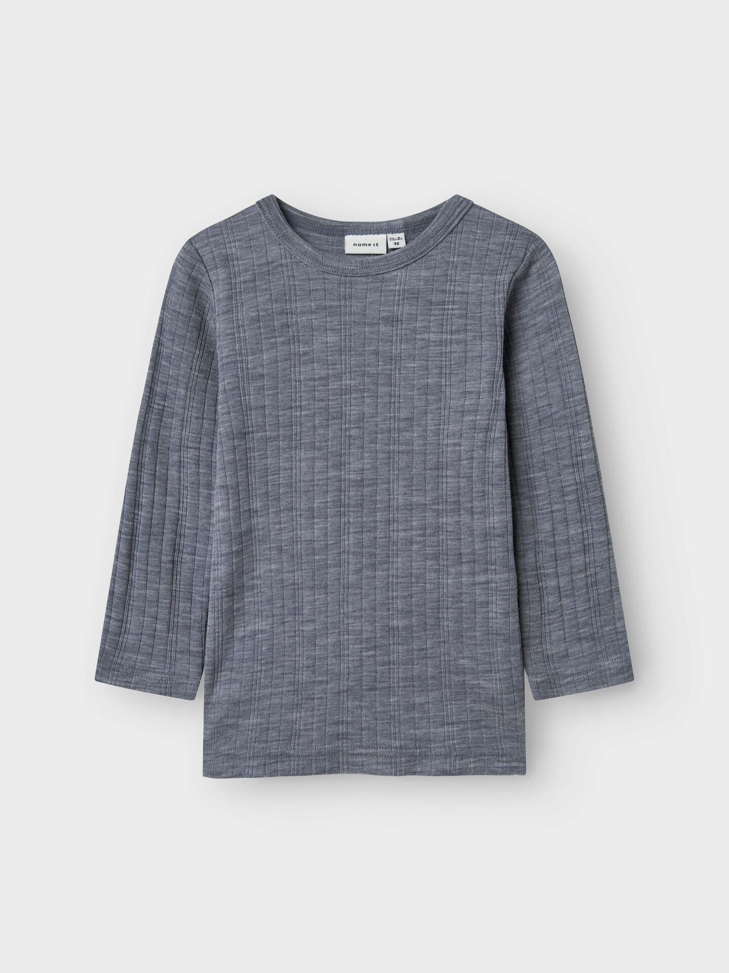 Wang Wool Needle Long Sleeve Top Solid
