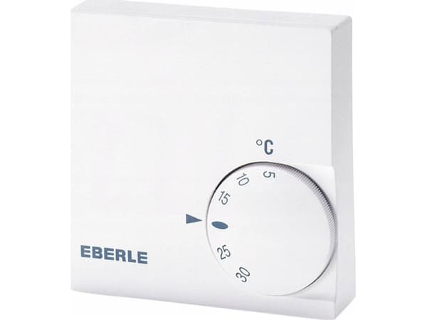 Eberle 111 1102 51 100 RTR-E 6124 Rumtermostat Overflademonteret Døgnur Opvarmning inkl. temperatursænkning* 1 stk