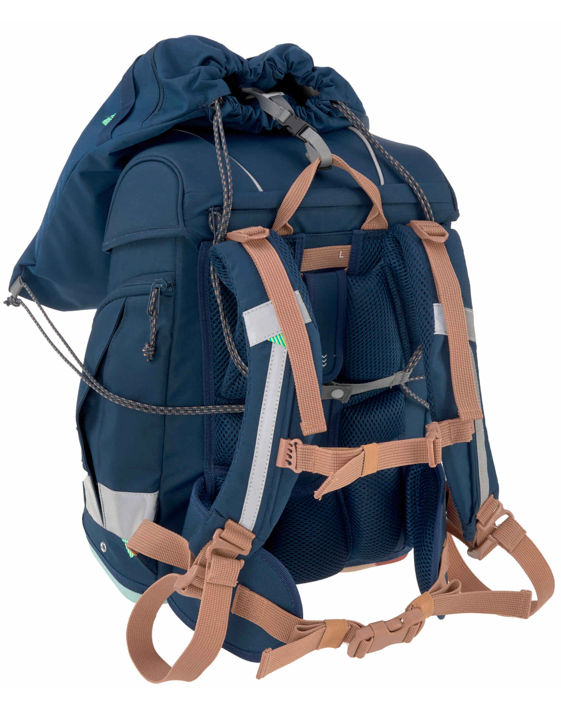 Schulranzen-Set BOXY UNIQUE (30x25x42) 7-teilig in navy