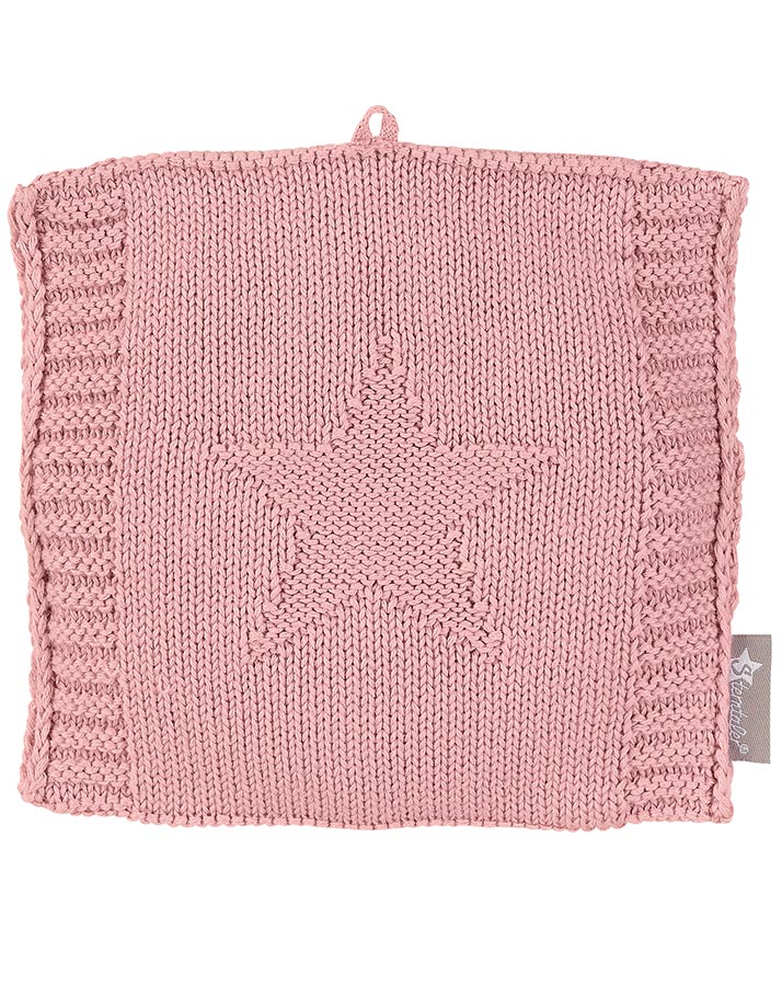 Strick-Wärmekissen STERN in rosa