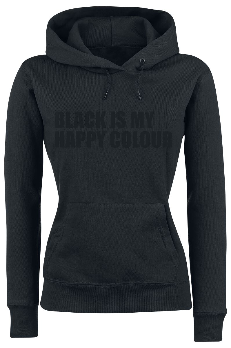 Black Is My Happy Colour | Slogans Sweat-shirt à capuche