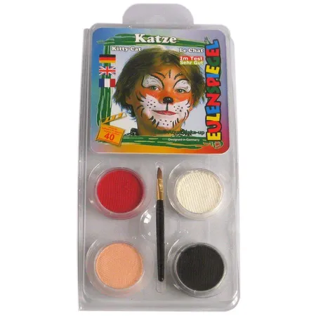 Eulenspiegel Schminkset Motiv Katze