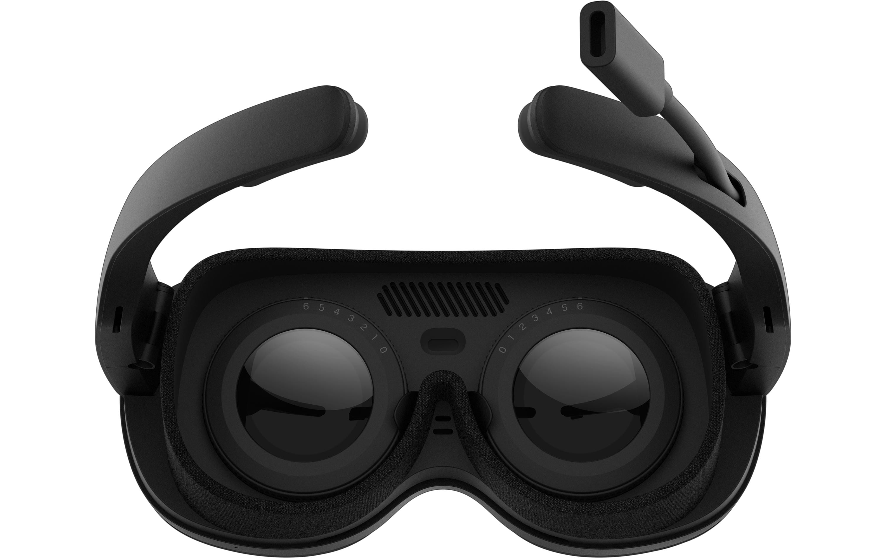 VR-Brille Vive Flow<br>Ultraleichte, faltbare und immersive VR-Brille mit austauschbaren Gesichts- und Schläfenpolstern