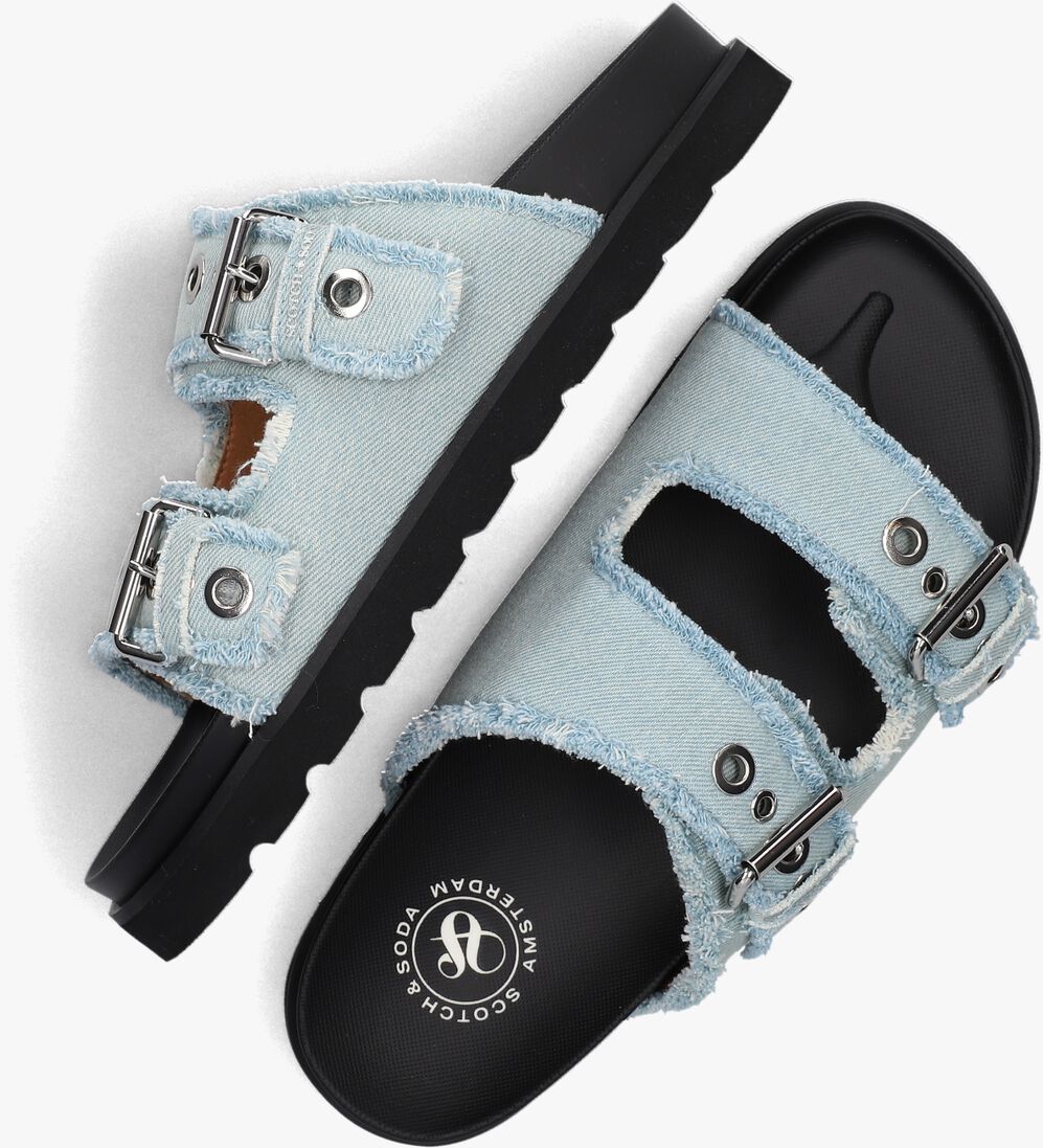 SCOTCH & SODA blauwe scotch & soda slippers zale 2