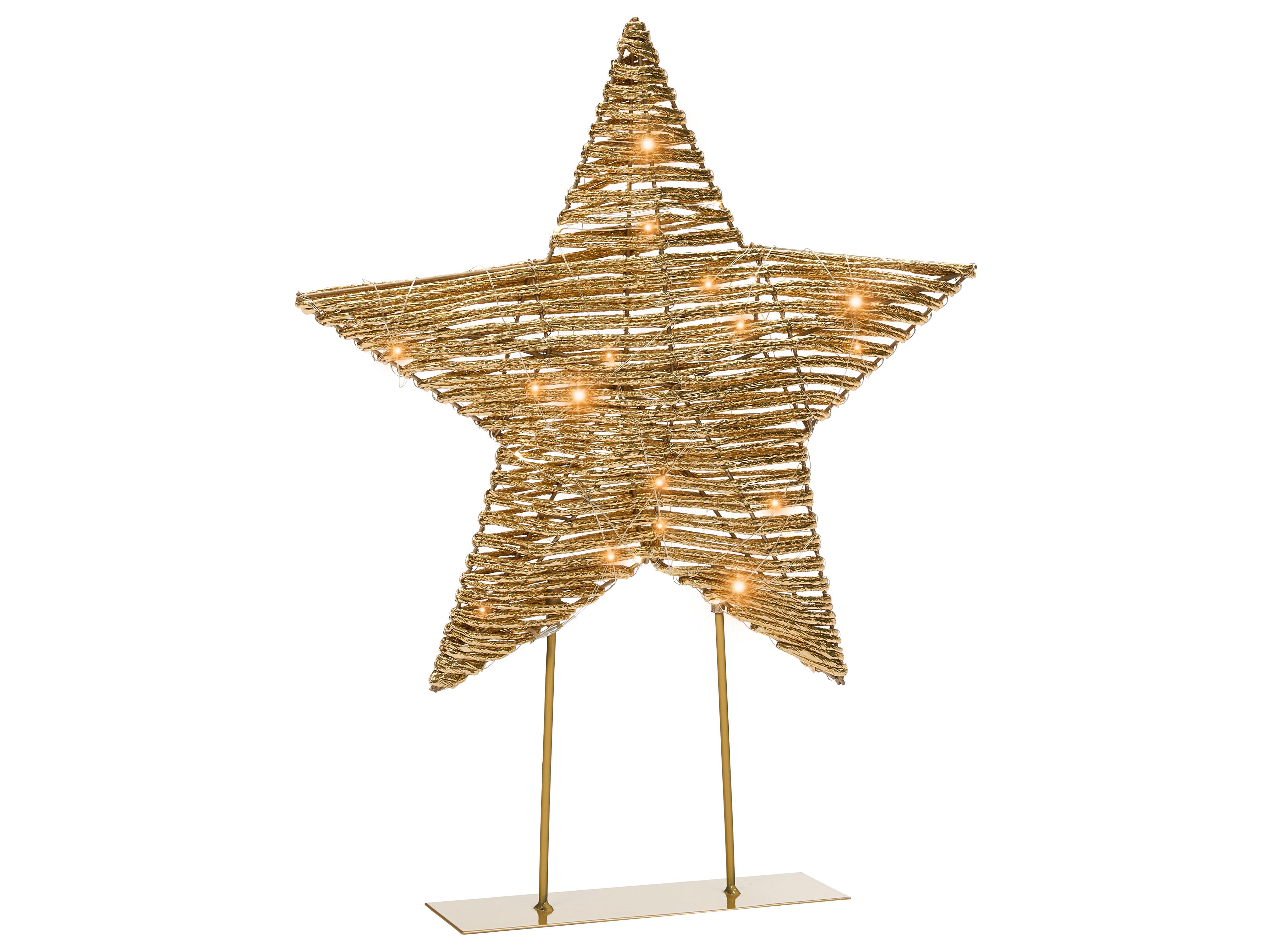 Kerstdecoratie LED FARUP Ster 51 cm Goud