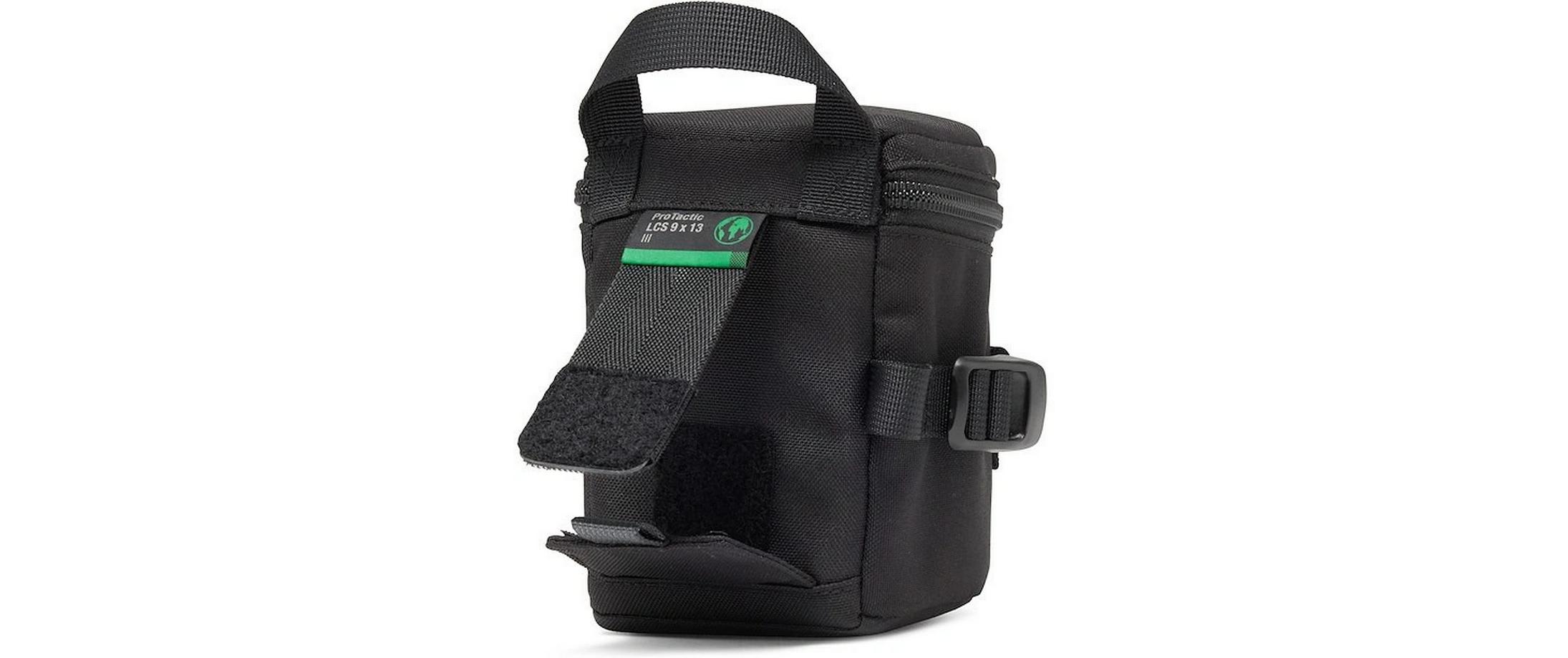 Objektivtasche ProTactic LCS 9 x 13 IIIGepolsterte Tasche mit Zurrgurt für Objektive mit bis zu 9 cm Durchmesser und 13 cm Länge