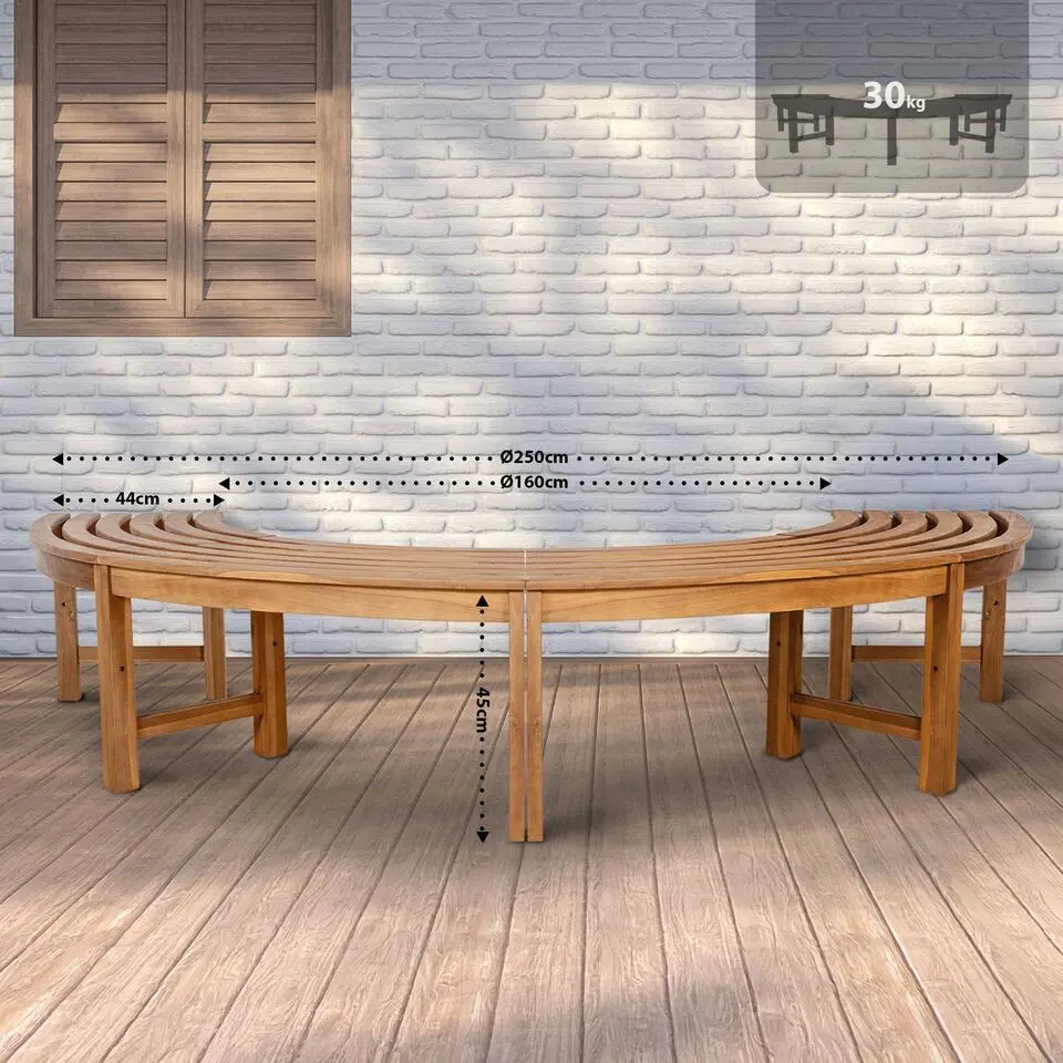 CLP Teakbank Male 250 cm