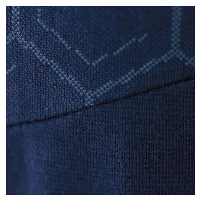 Haut Loeffler pour homme à manches longues m couche intermédiaire Hywa Bruce Transtex® - bleu foncé