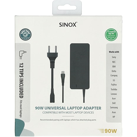 Sinox Uni Pc Power Adaptor90w
