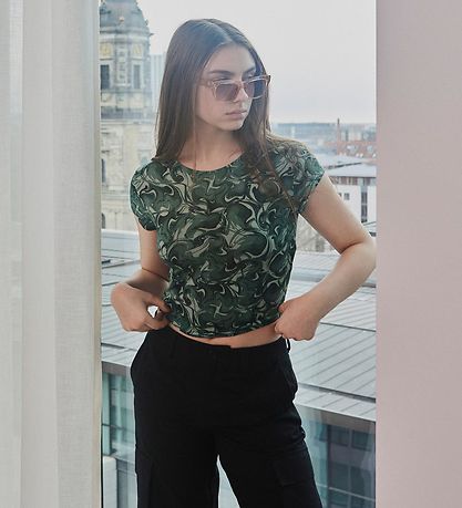 Rosemunde T-Shirt - Kurz geschnitten - Viskose - Eukalyptuswirbe
