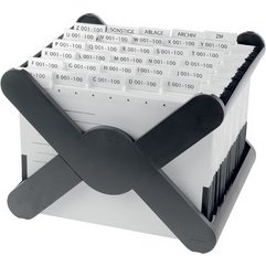 Bac pour dossiers suspendus X-CROSS KARMA, noir