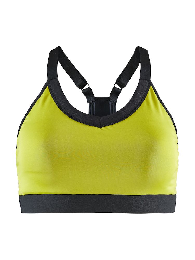 Craft Motion Sports BH gul/sort