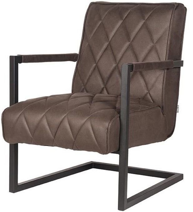 Fauteuil - antraciet PI-47.022 Denmark B62 x D80 x H86 cm