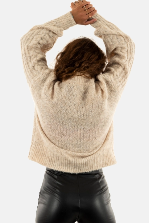 Pull hiver only lida birch melange
