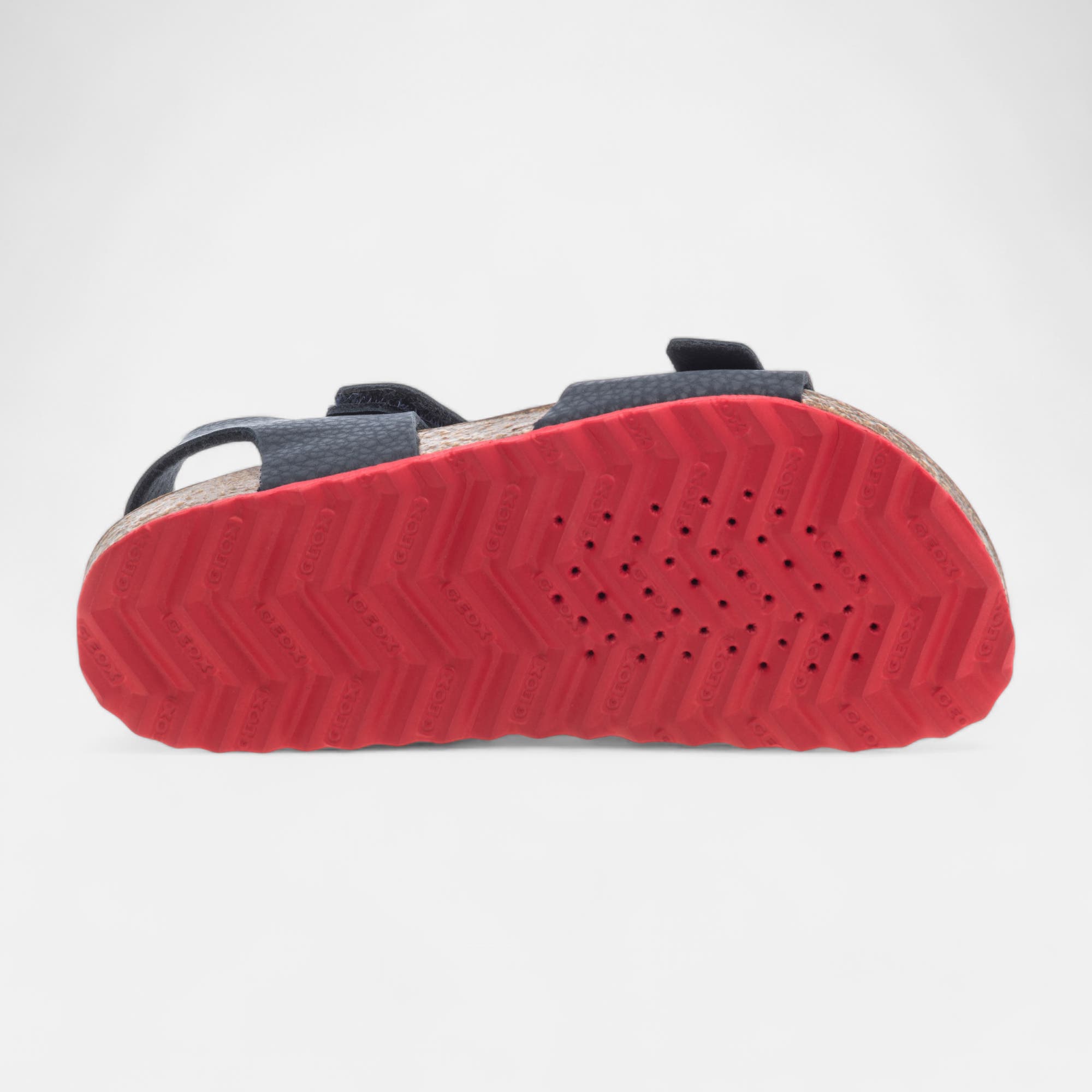 Mules semelle liège Garçon bleu marine