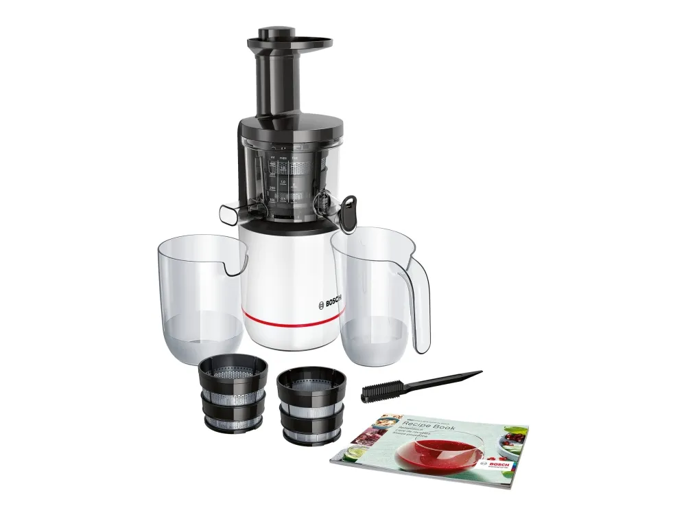 Bosch VitaExtract MESM500W -Slow juicer - 150 W - hvid/sort