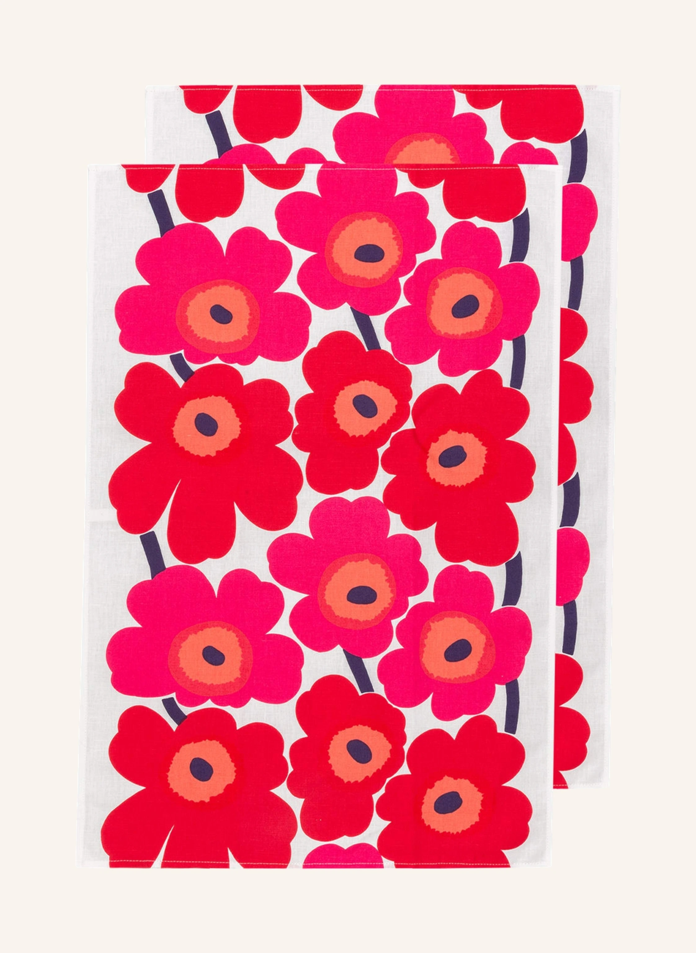 marimekko 2er-Set Geschirrtücher PIENI UNIKKO mit Leinen