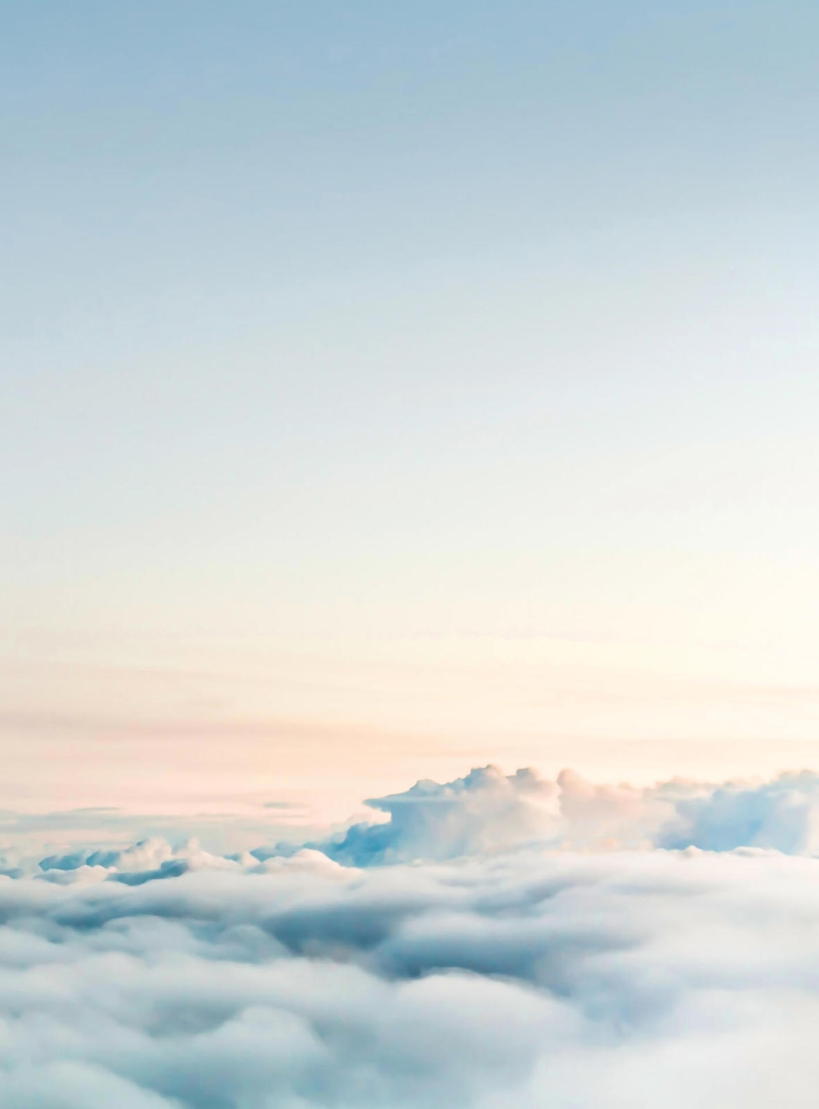 Fototapete DESIGNWALLS 2.0 - weiß-blau - Himmel - 2,6 Meter
