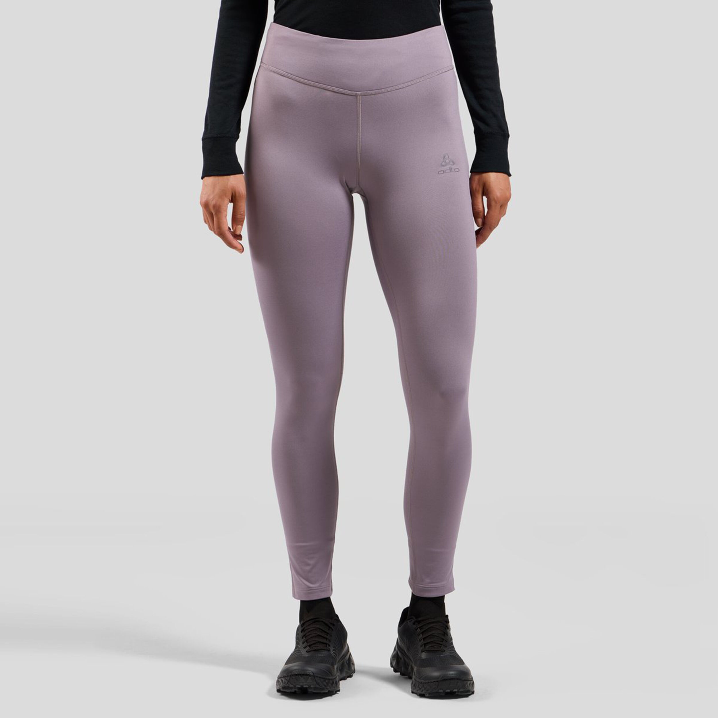 Odlo Essential Warm Collant De Course Femmes - Gris