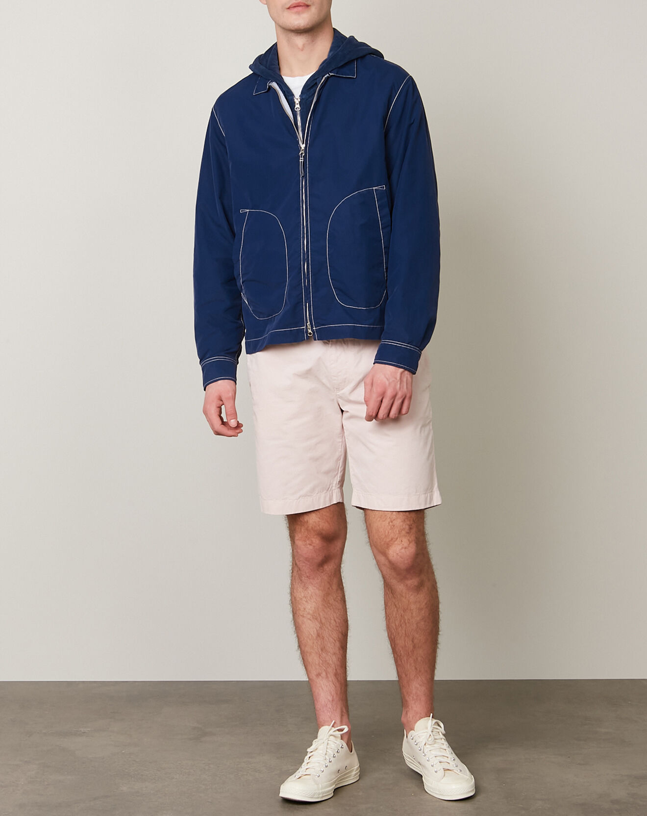 Hartford Blouson Delano Pat bleu foncé