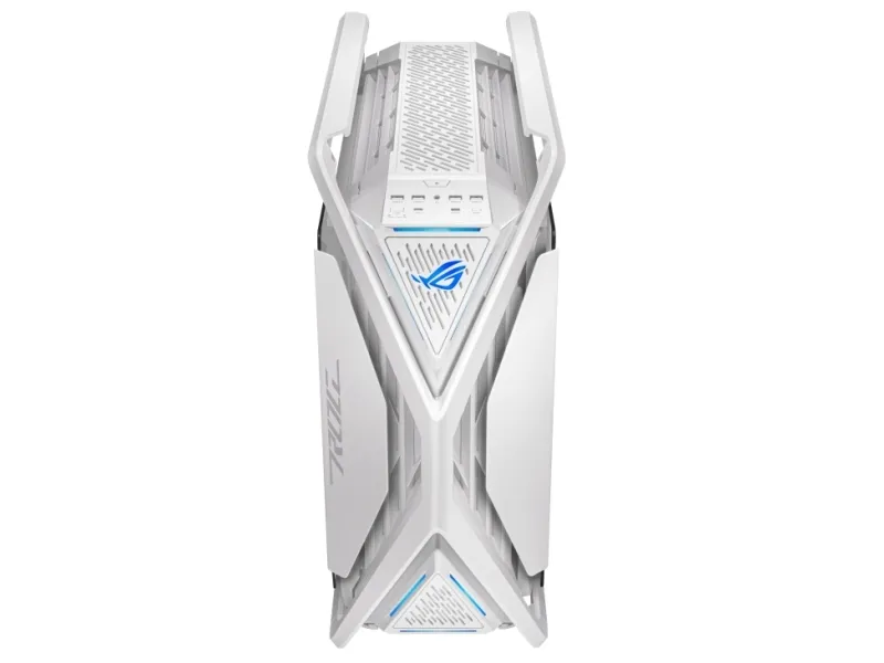 ASUS ROG Hyperion GR701 - FT gaming - udvidet ATX - sidepanel med vindue (hærdet glas) - ingen strømforsyning - hvid - USB/Lyd
