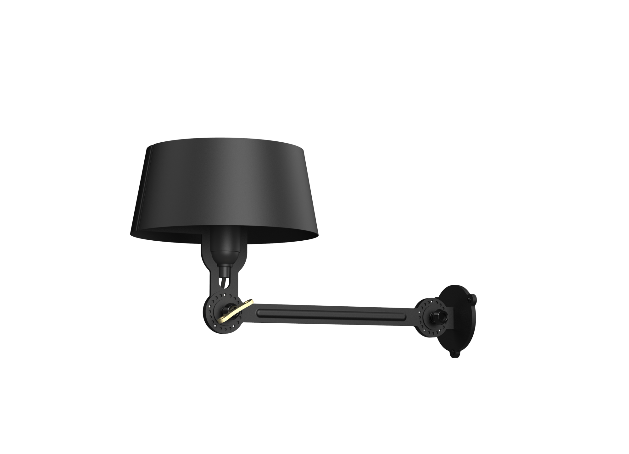 Wandlamp Bolt underfit install smokey black