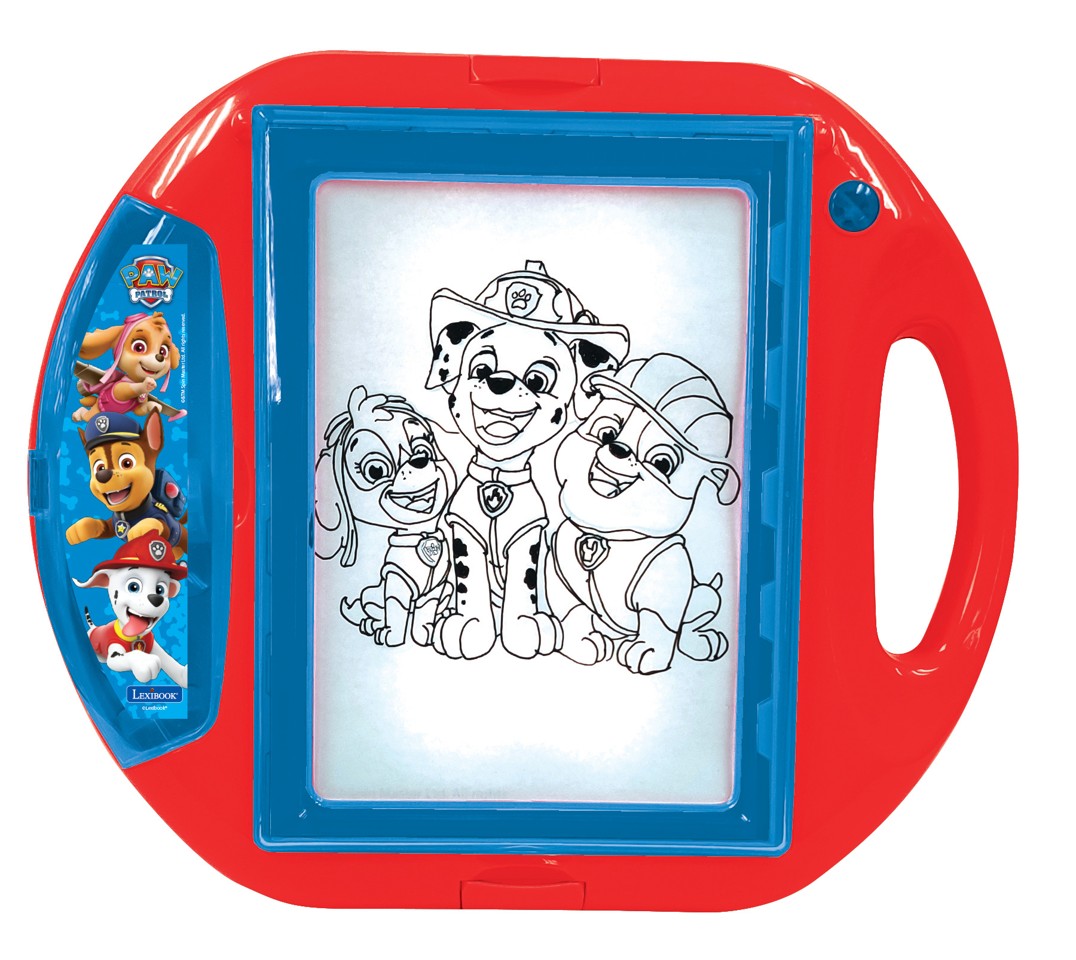 Lexibook - Paw Patrol tegneprojektor med skabelon og stempler