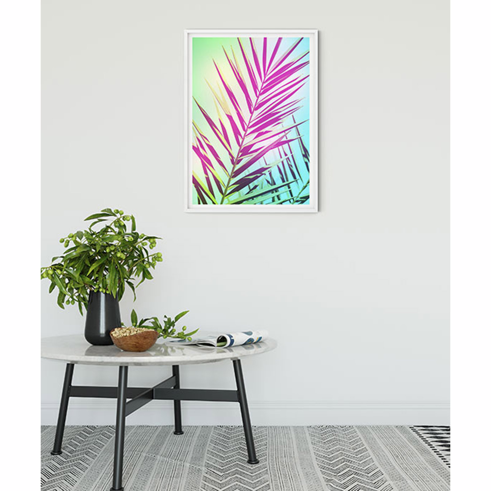 Wandbild SHINE - bunt - 50x70 cm