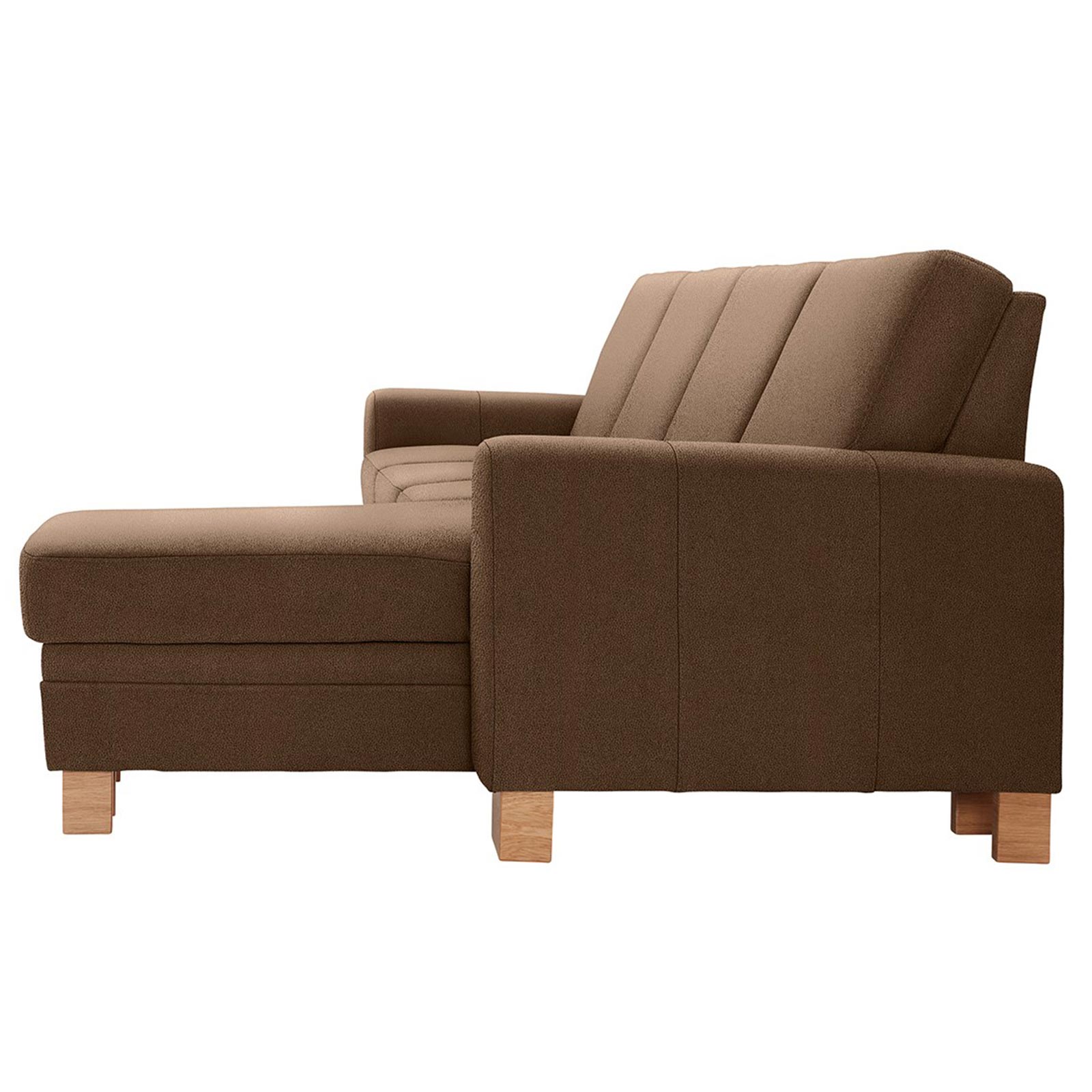 polsterpower Ecksofa - Holiday mandel - Basismodell - Recamiere rechts