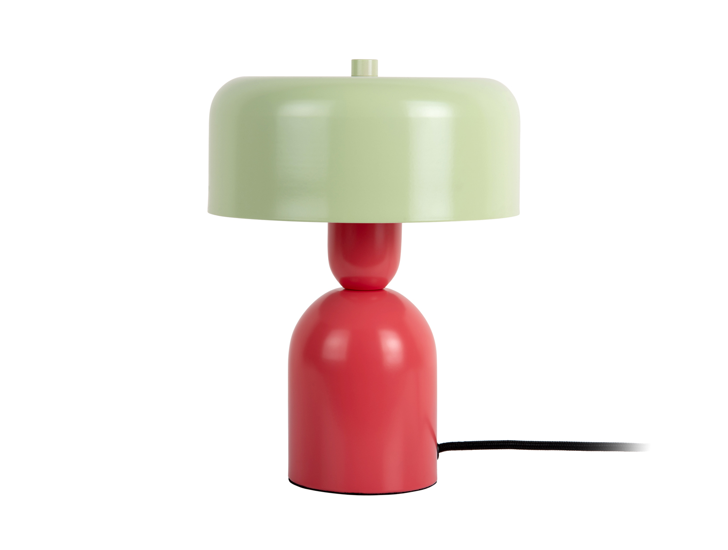 Tafellamp Double Funky - Scarlet rood & zachtgroen