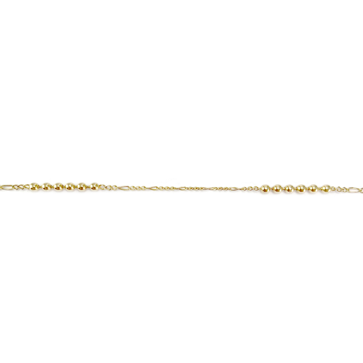 Collier d'occasion or 750 jaune maille fantaisie 45.5 cm