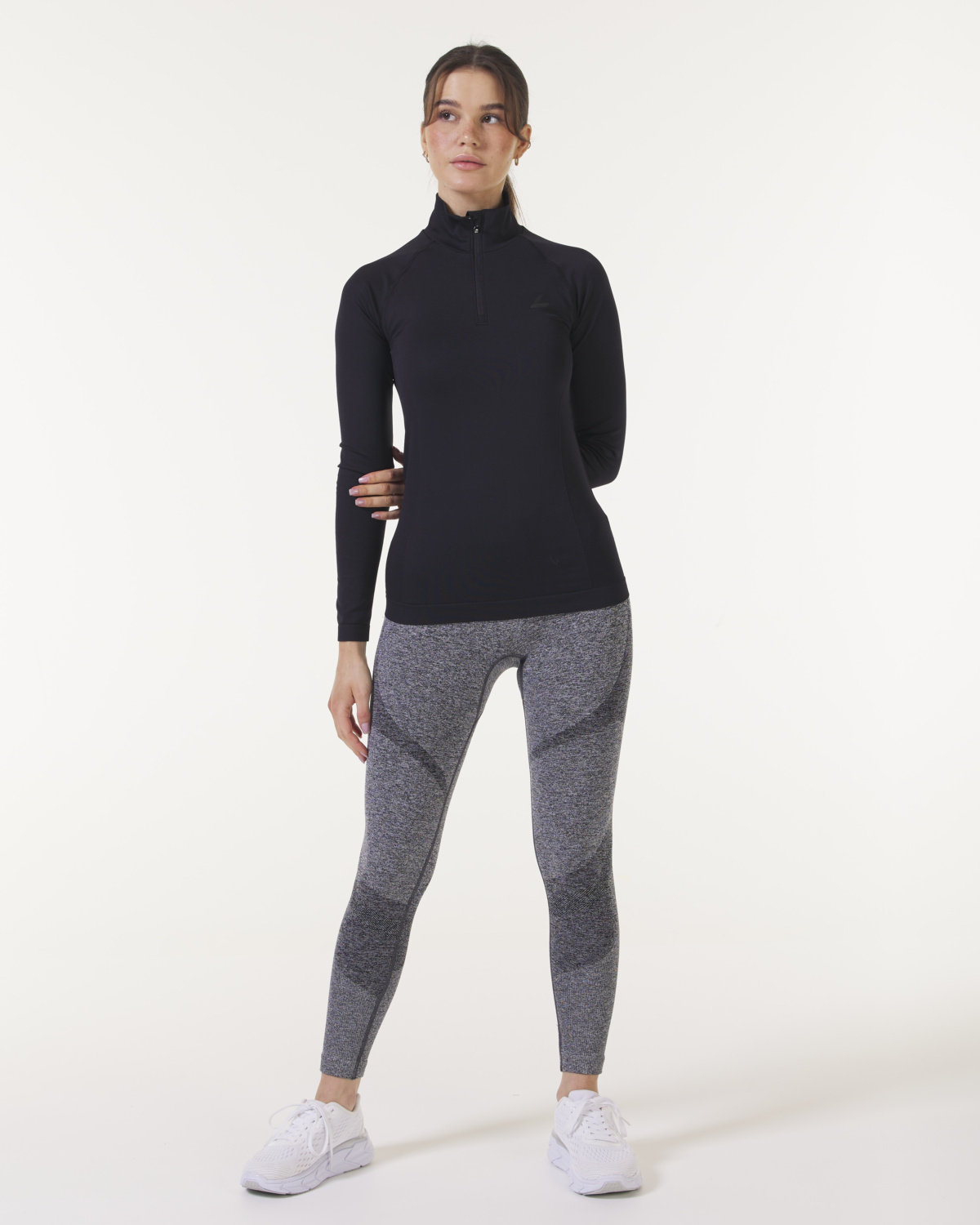LEVITY Solar Seamless Tights Grey Melange