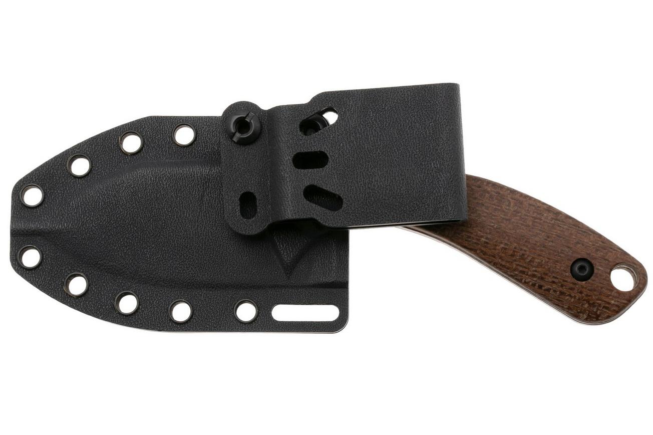 White River Knives Apex WRSS-APX-BNA Stonewashed Magnacut, Natural Burlap Micarta, jachtmes, Smith and Sons design