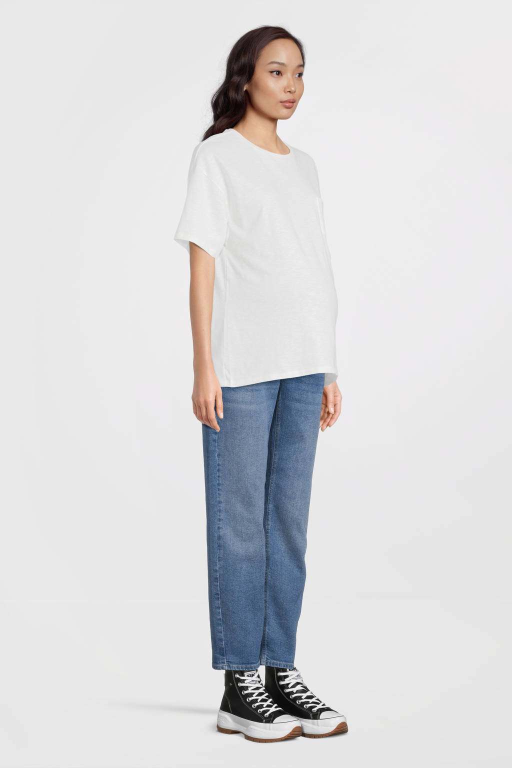 LOVE2WAIT loose fit zwangerschapsjeans 021 stone wash