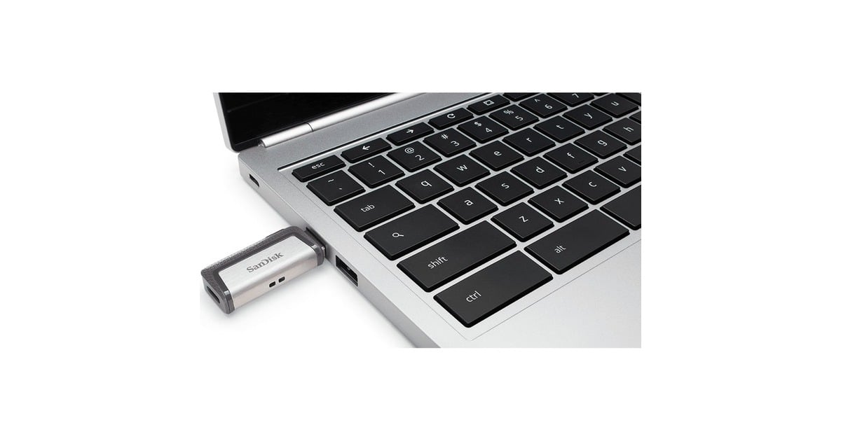 SanDiskUltra Dual Drive Go 64 GB usb-stick  (Zwart, USB-A 3.2 (5 Gbit/s), USB-C 3.2 (5 Gbit/s))